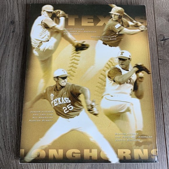 2004 Texas Longhorns Baseball Media Guide UT University Of Texas Longhorns - Picture 2 of 8